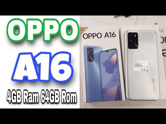 Oppo A16 4GB Price in Pakistan & Specifications 2024